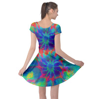 Neurotransmitters Activation Cap Sleeve Dress