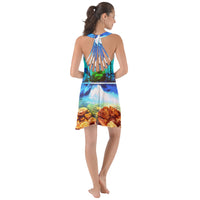 Protect your home and frequency Show Some Back Chiffon Dress