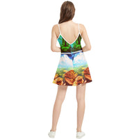 Protect your home and frequency Summer Frill Dress