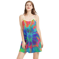 Neurotransmitters Activation Summer Frill Dress