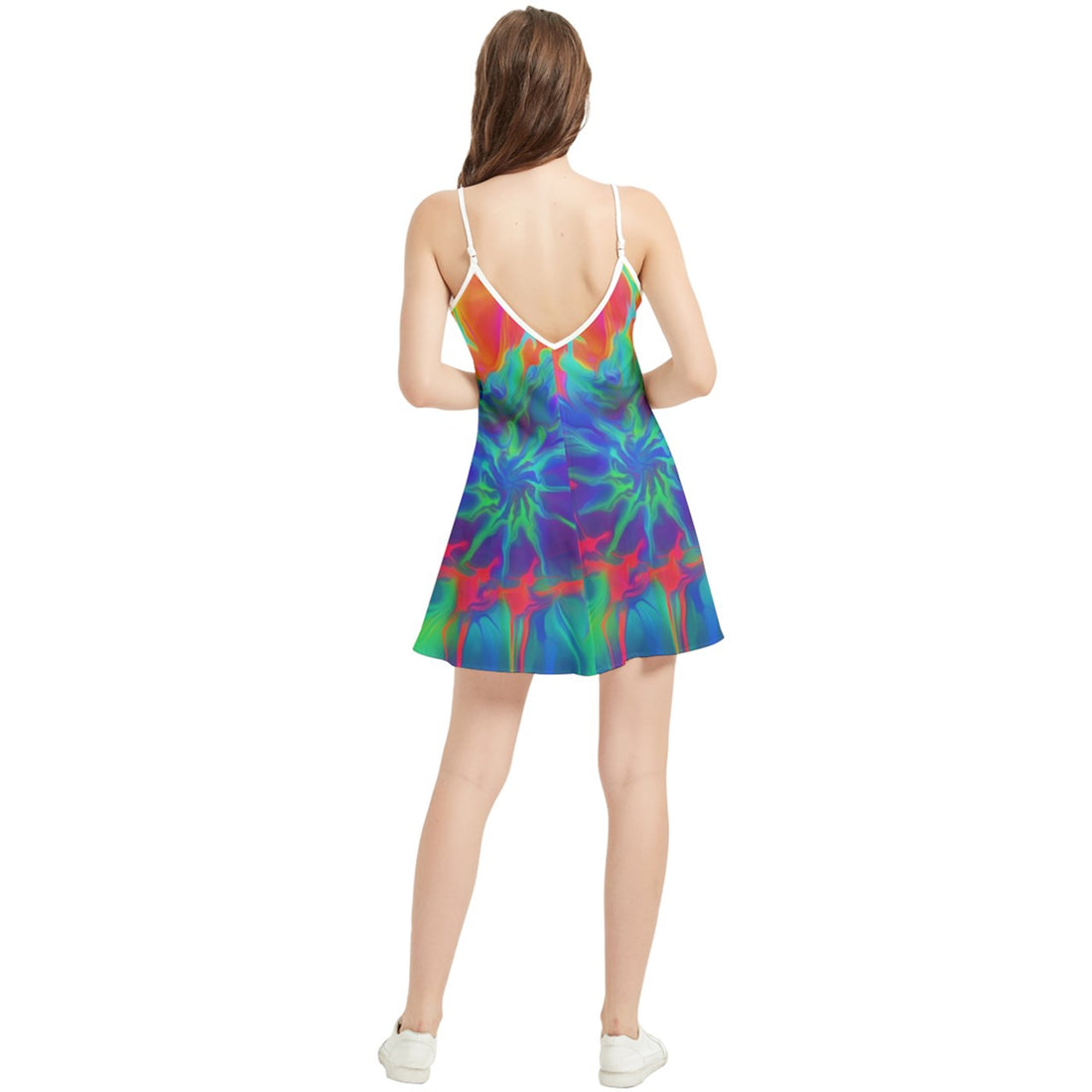 Neurotransmitters Activation Summer Frill Dress