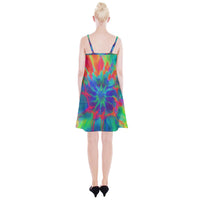 Neurotransmitters Activation Spaghetti Strap Velvet Dress