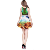 Protect your home and frequency Reversible Sleeveless Dress