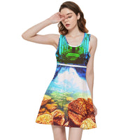 Protect your home and frequency Inside Out Racerback Dress