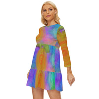 Heal Panic Attacks Long Sleeve Babydoll Dress