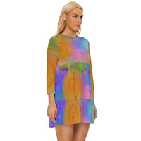 Heal Panic Attacks Long Sleeve Babydoll Dress