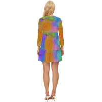 Heal Panic Attacks Long Sleeve Babydoll Dress