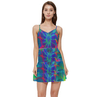 Neurotransmitters Activation Short Frill Dress