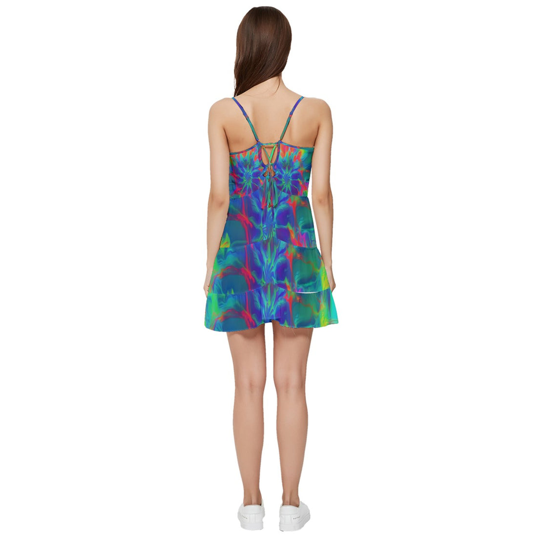 Neurotransmitters Activation Short Frill Dress