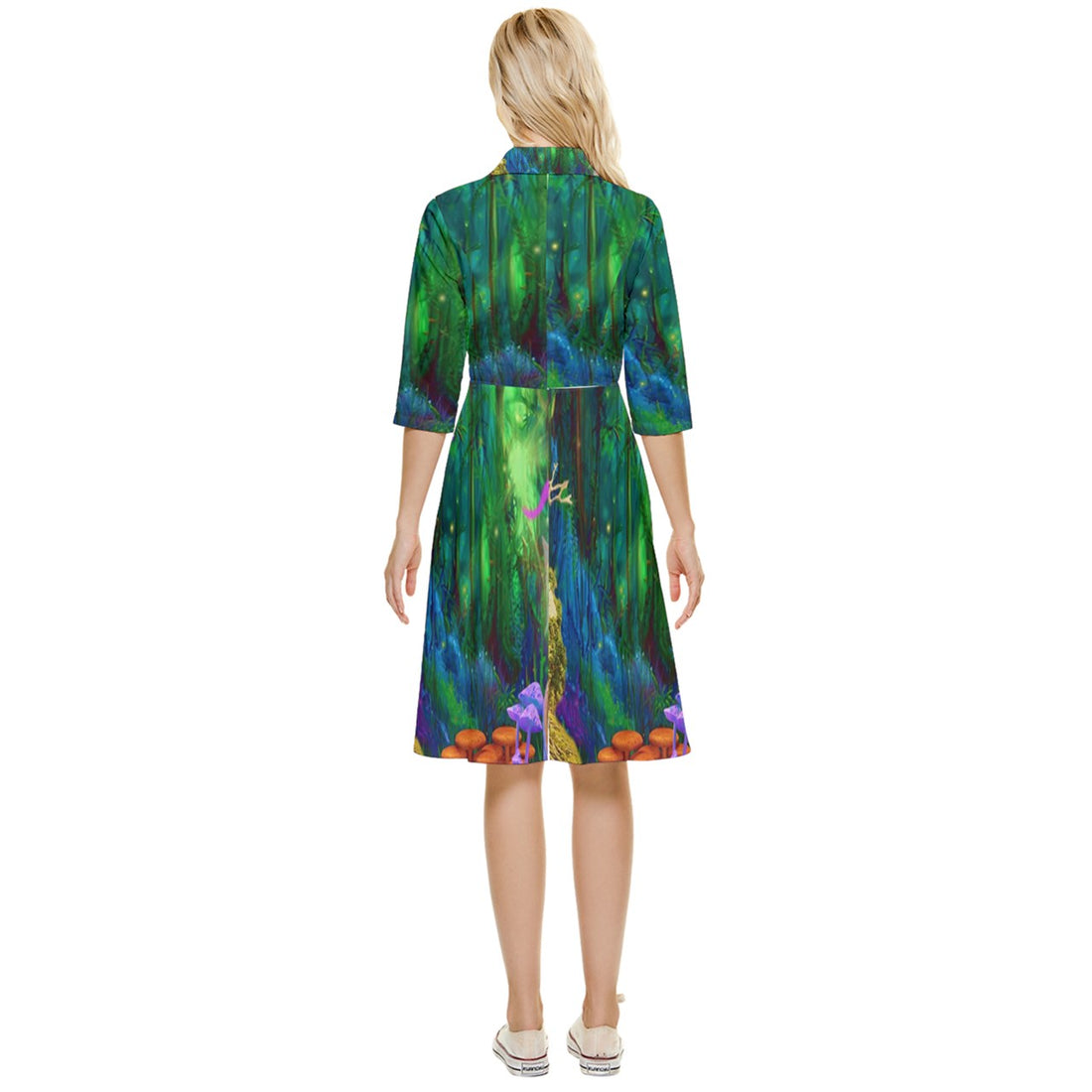 Feminine Energy Balance Classy Knee Length Dress