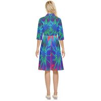 Neurotransmitters Activation Classy Knee Length Dress