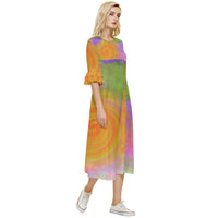 Heal Panic Attacks Double Cuff Midi Dress
