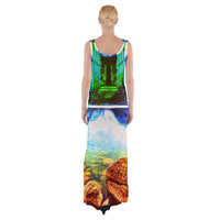Protect your home and frequency Thigh Split Maxi Dress