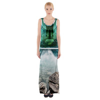 Protect your home and frequency Thigh Split Maxi Dress