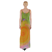 Heal Panic Attacks Thigh Split Maxi Dress