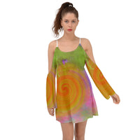 Heal Panic Attacks Kimono Sleeves Boho Dress