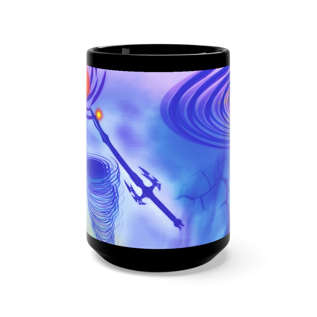 Anti Mind Control Black Mug 15oz