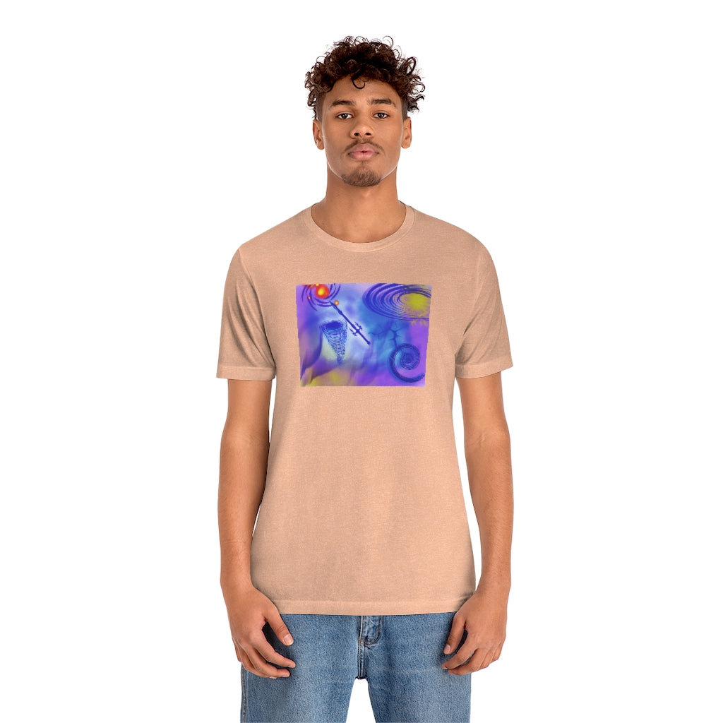 Anti Mind Control Purple Unisex Jersey Short Sleeve Tee