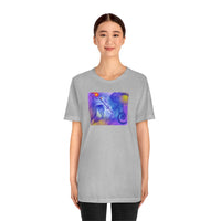 Anti Mind Control Purple Unisex Jersey Short Sleeve Tee