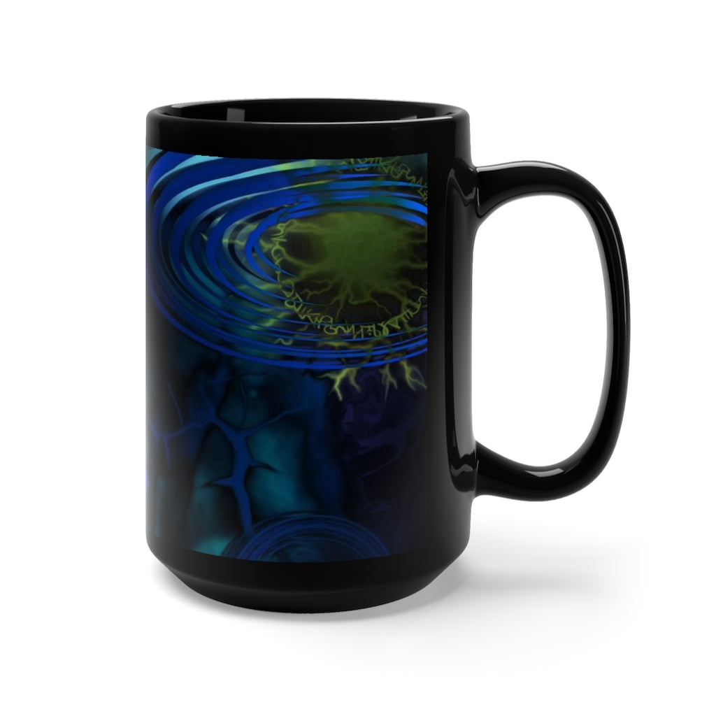 Anti Mind Control Black Mug 15oz
