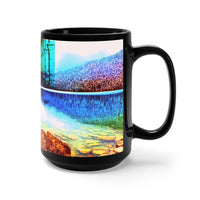 Protect your home and frequency - Black Mug 15oz