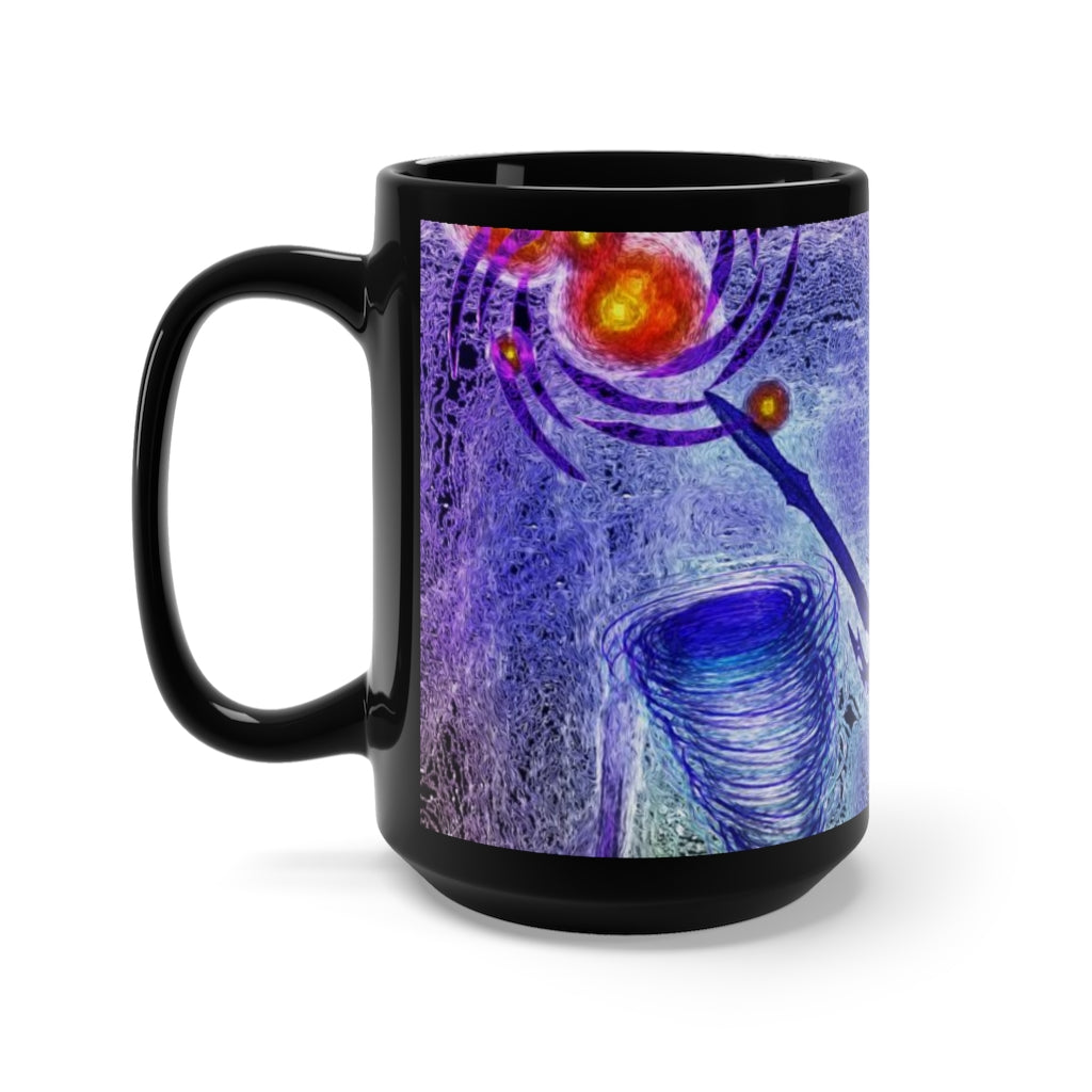 Anti Mind Control Black Mug 15oz