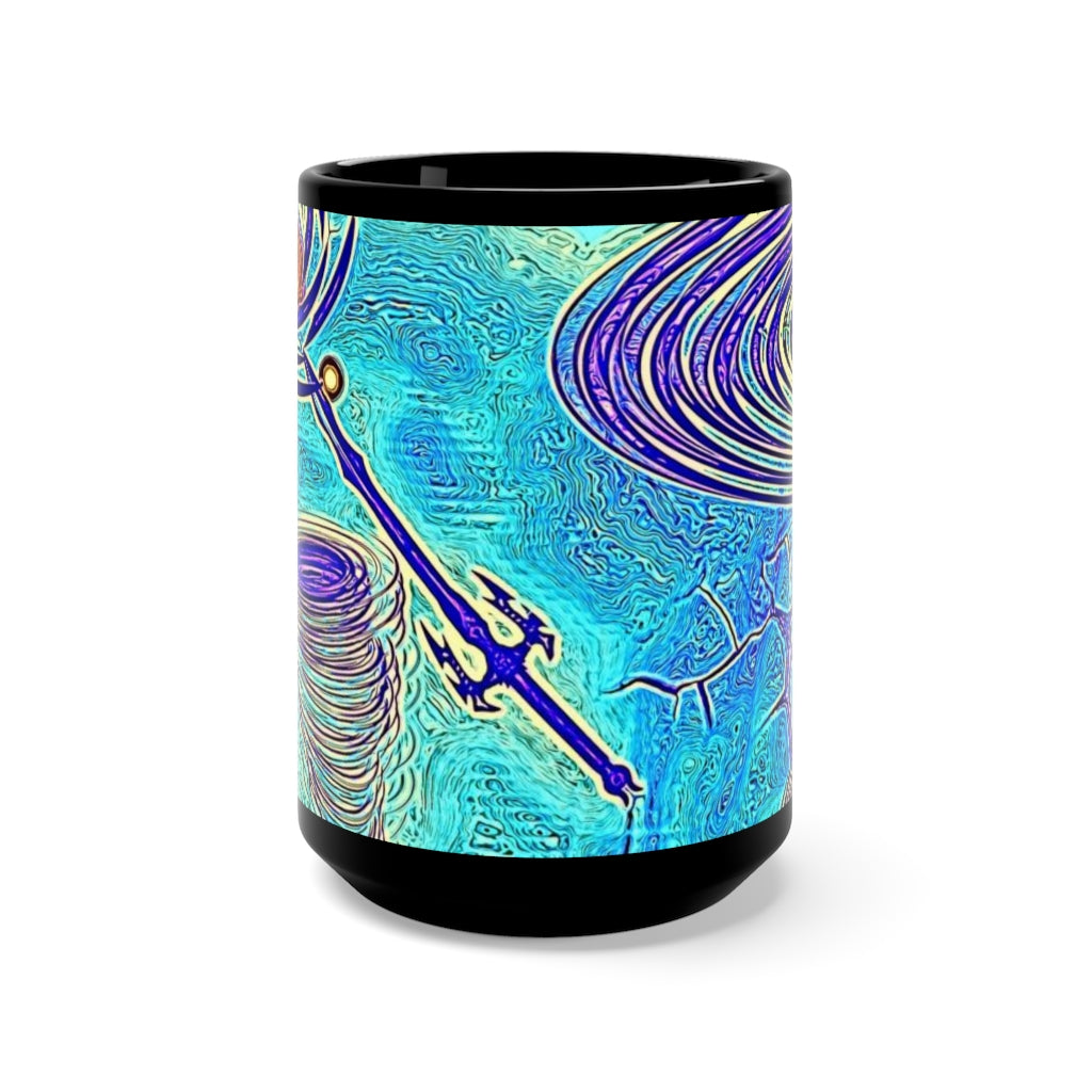 Anti Mind Control Black Mug 15oz