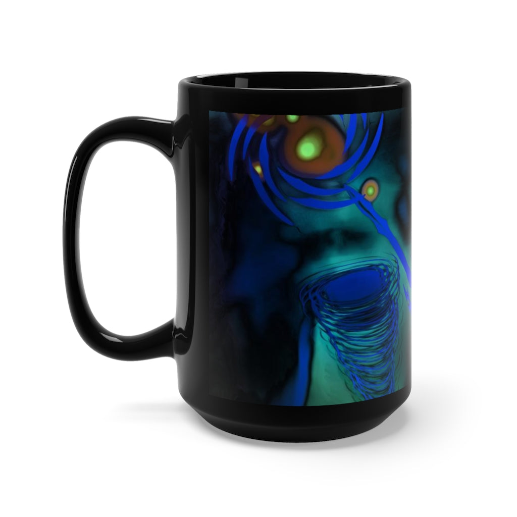 Anti Mind Control Black Mug 15oz