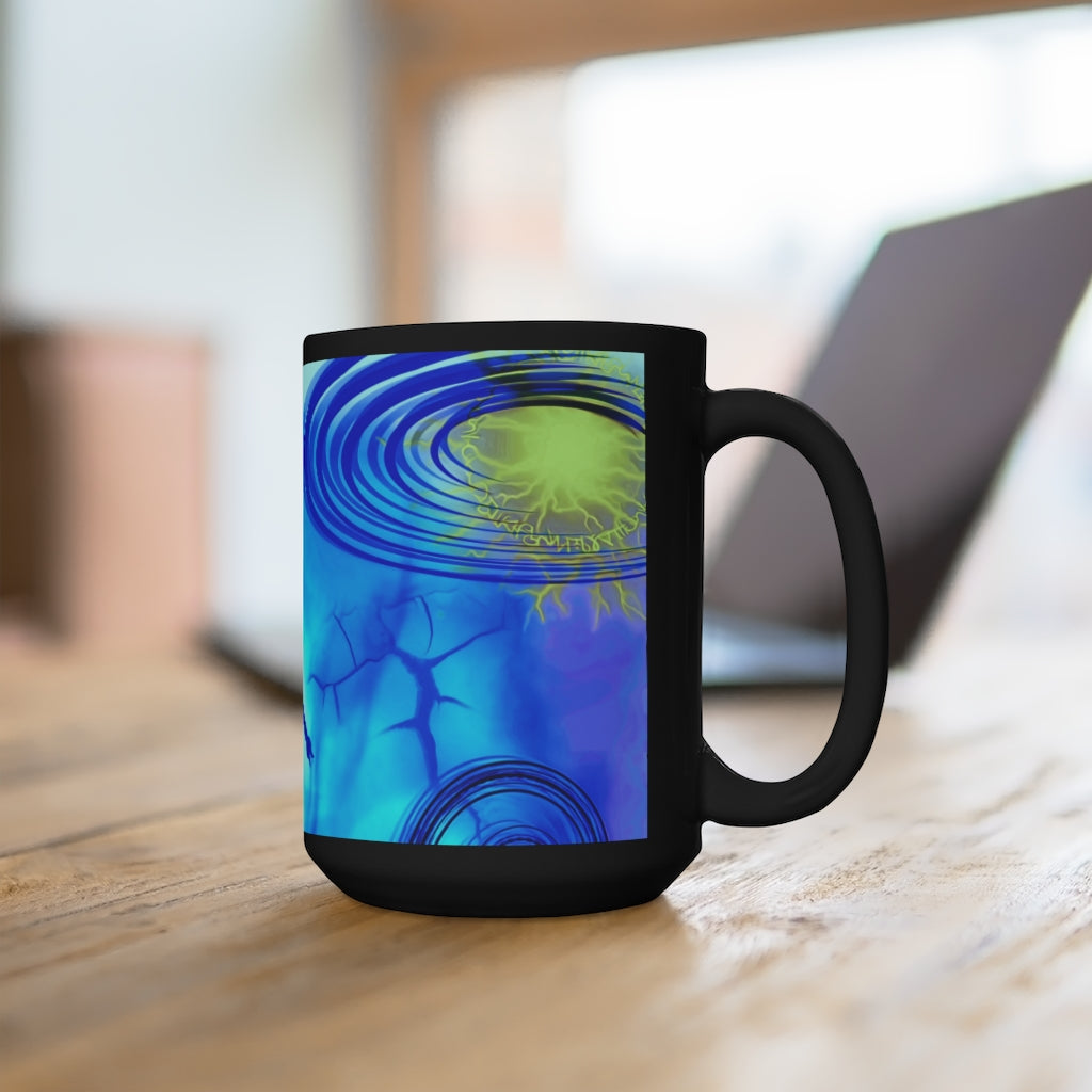 Anti Mind Control Black Mug 15oz