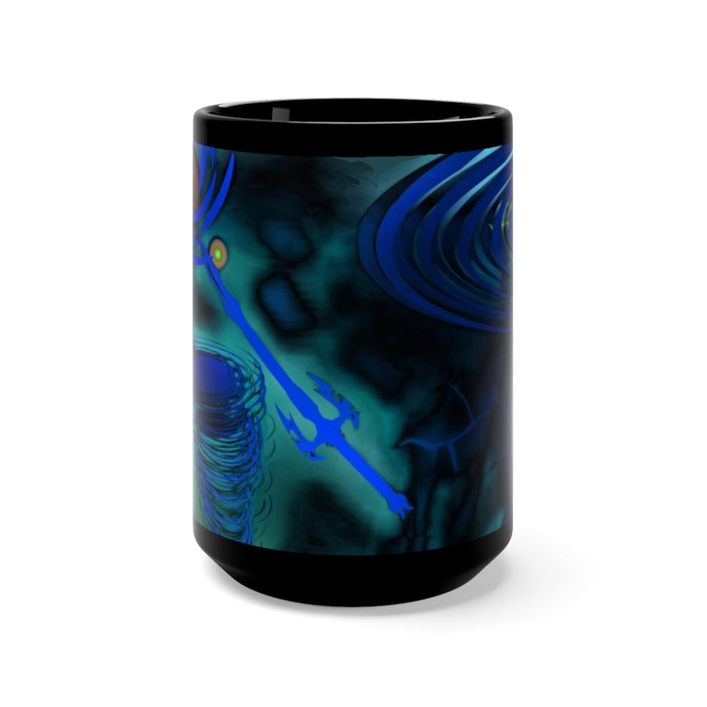 Anti Mind Control Black Mug 15oz