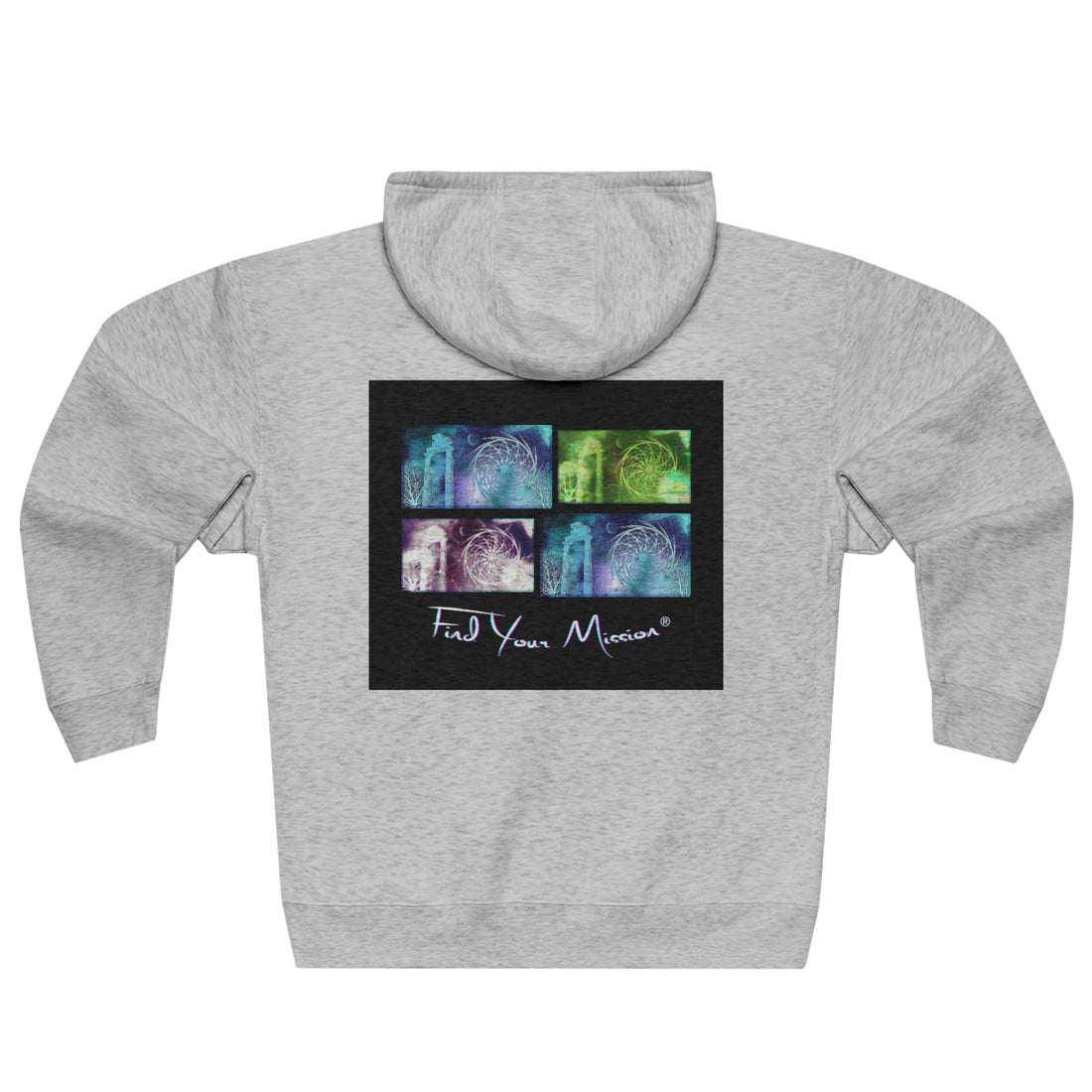 Find Your Mission Quatro Originals Unisex Premium Full Zip Hoodie