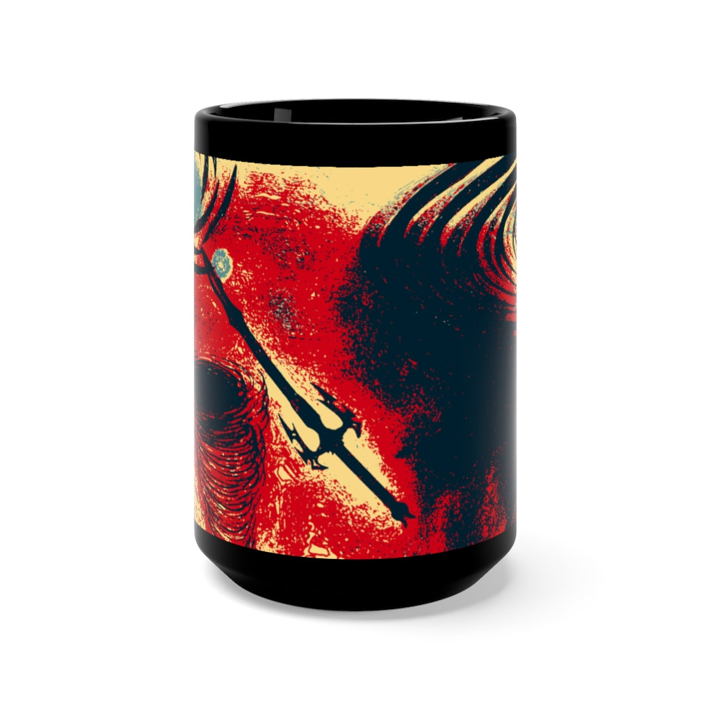 Anti Mind Control Black Mug 15oz