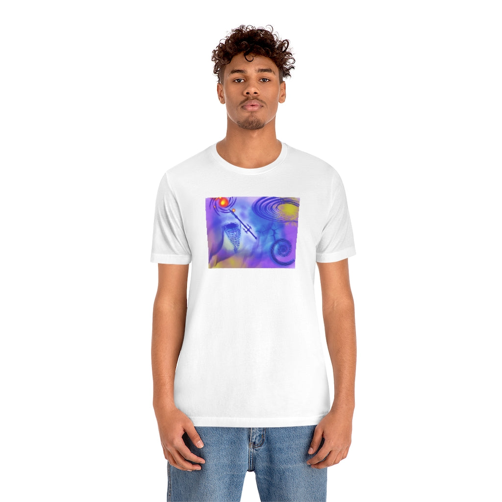 Anti Mind Control Purple Unisex Jersey Short Sleeve Tee