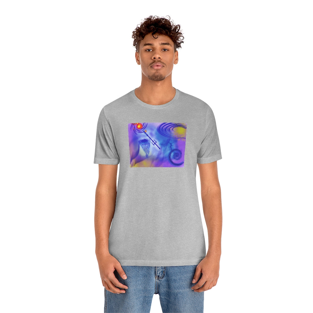 Anti Mind Control Purple Unisex Jersey Short Sleeve Tee