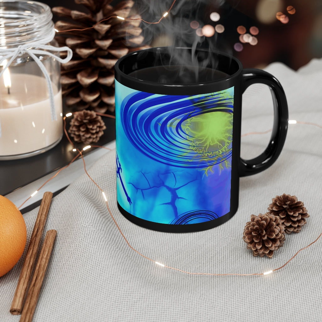 Anti Mind Control 11oz Black Mug