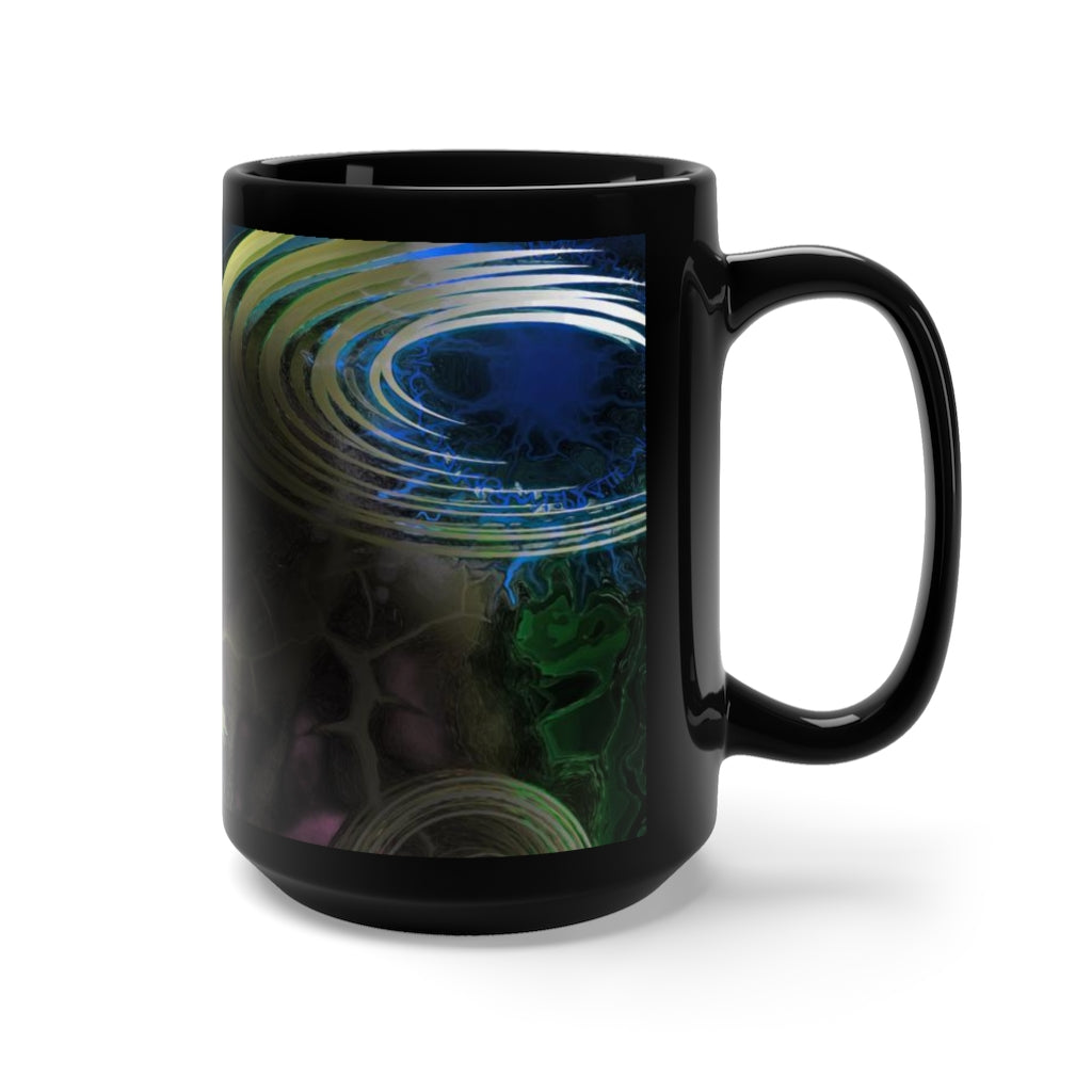 Anti Mind Control Black Mug 15oz