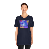 Anti Mind Control Purple Unisex Jersey Short Sleeve Tee