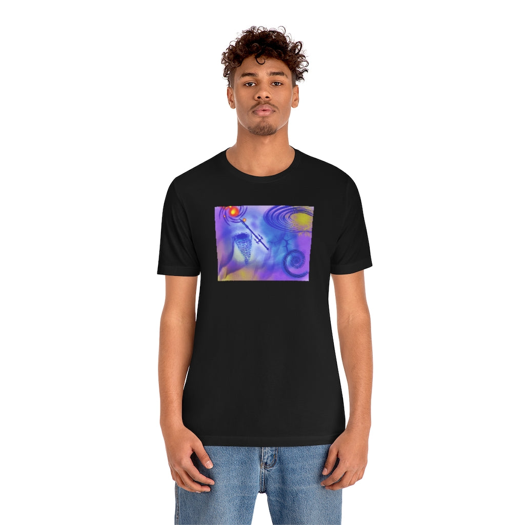 Anti Mind Control Purple Unisex Jersey Short Sleeve Tee
