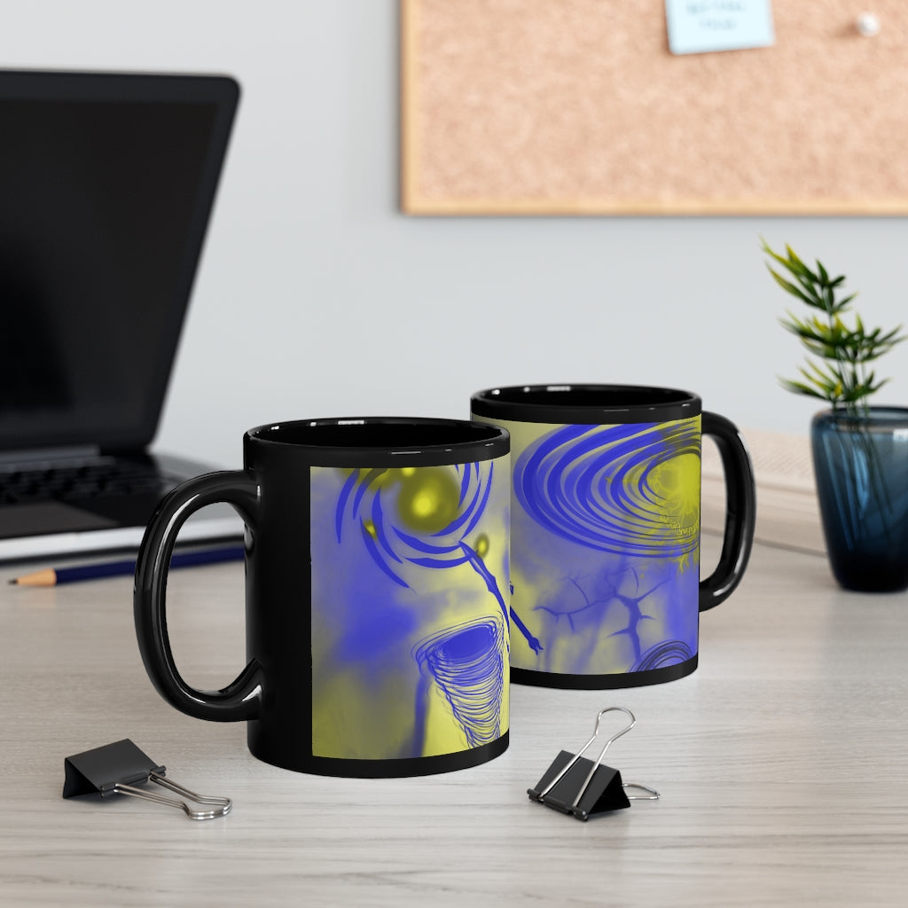 Anti Mind Control 11oz Black Mug