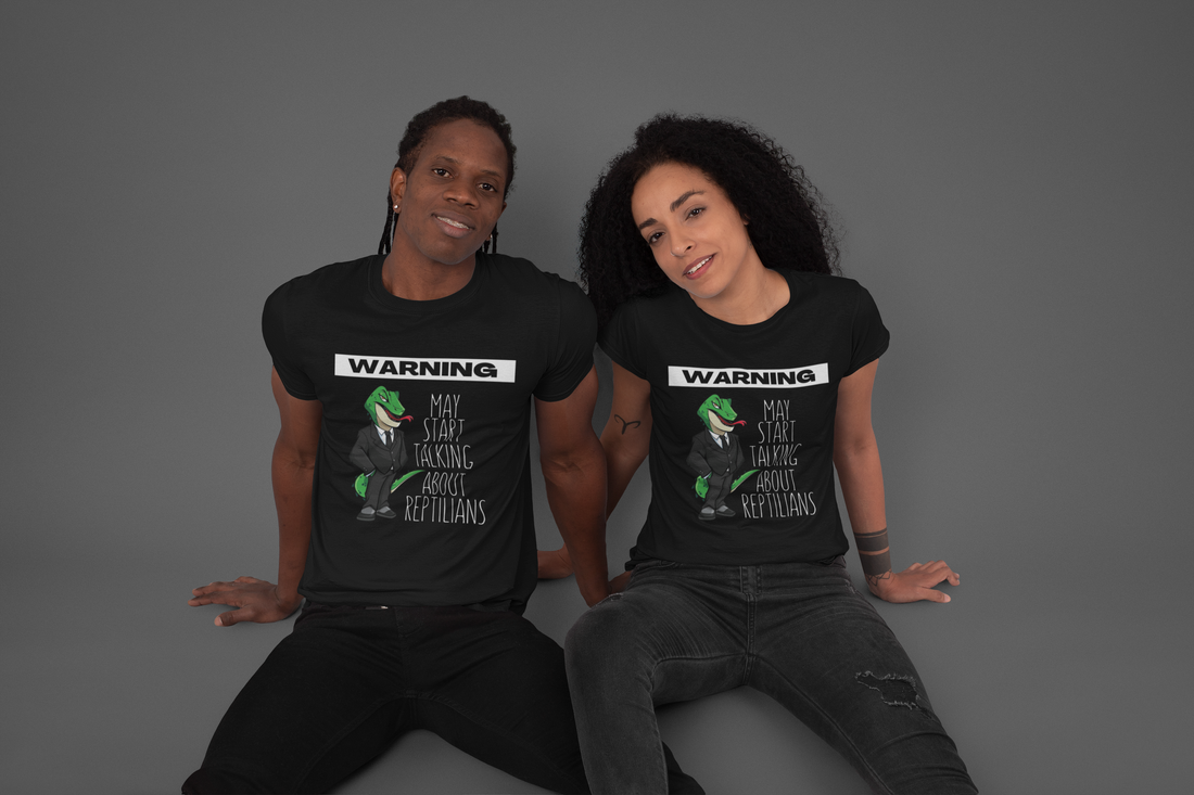 Warning Collection Reptilians Unisex Jersey Short Sleeve Tee