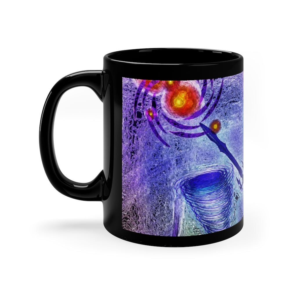 Anti Mind Control 11oz Black Mug