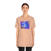 Anti Mind Control Purple Unisex Jersey Short Sleeve Tee