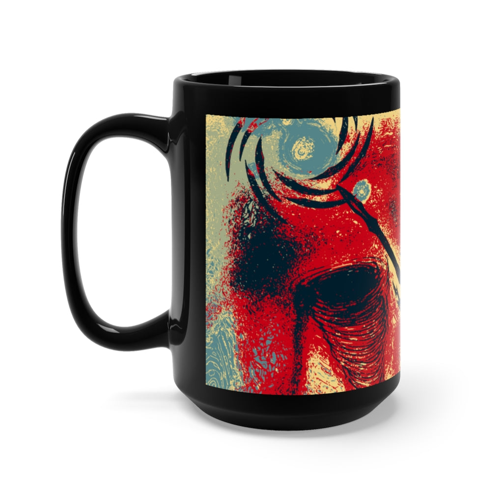 Anti Mind Control Black Mug 15oz