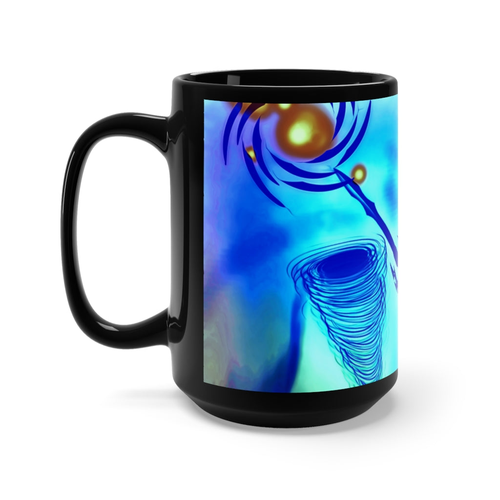 Anti Mind Control Black Mug 15oz