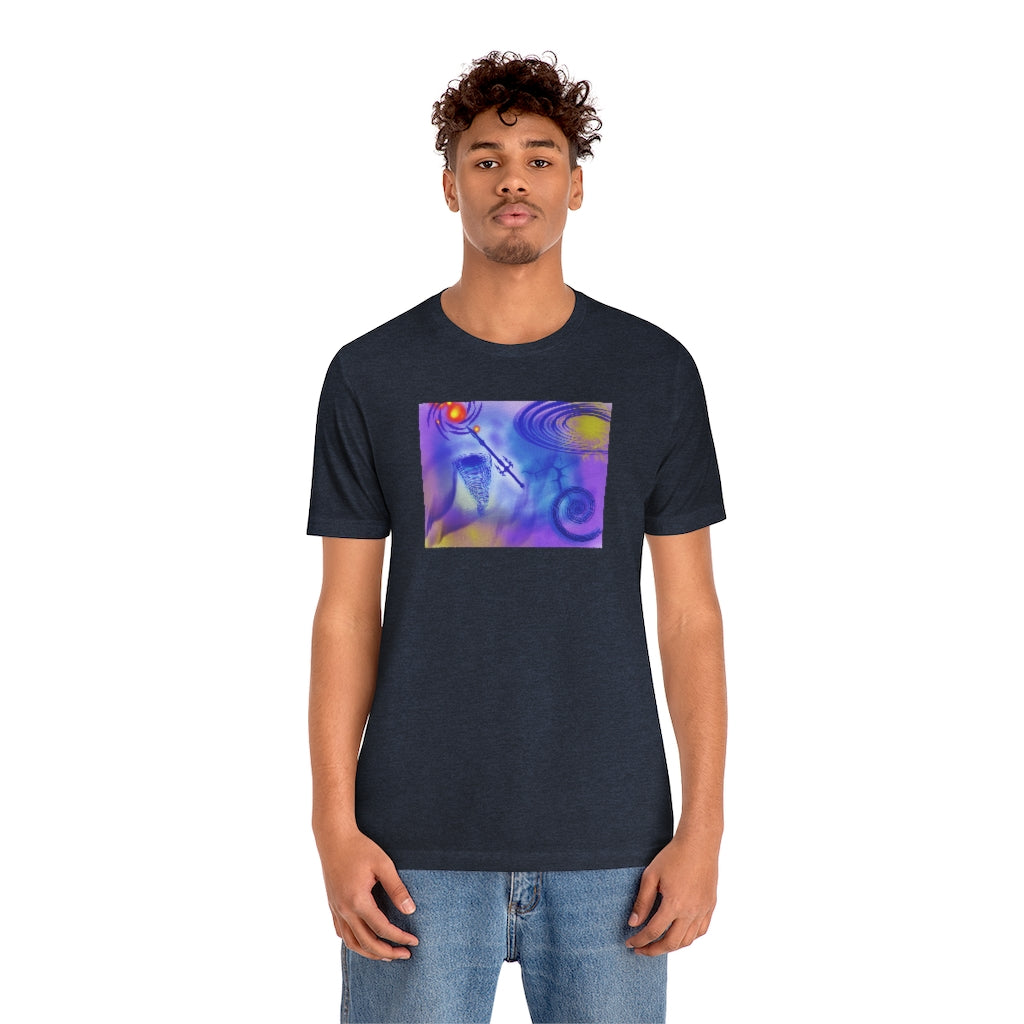 Anti Mind Control Purple Unisex Jersey Short Sleeve Tee