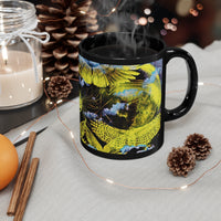 Connect with Angels 11oz Black Mug