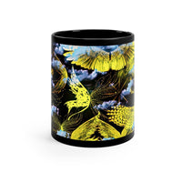 Connect with Angels 11oz Black Mug