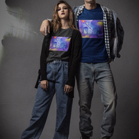 Anti Mind Control Purple Unisex Jersey Short Sleeve Tee