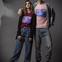 Anti Mind Control Purple Unisex Jersey Short Sleeve Tee