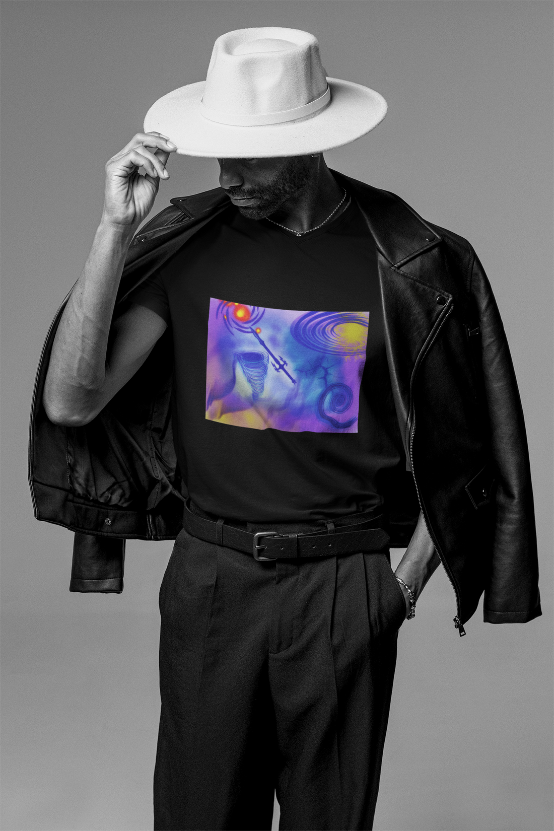 Anti Mind Control Purple Unisex Jersey Short Sleeve Tee